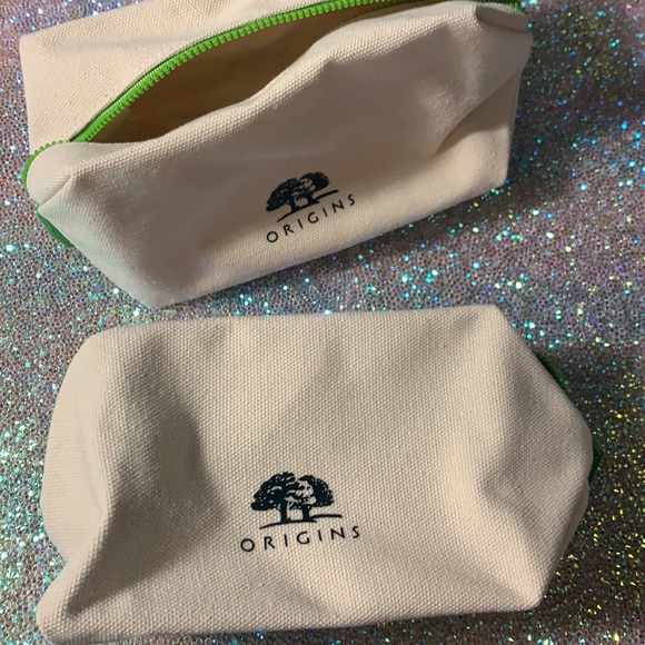 Origins Bags 525 Set Origins Canvas Cosmetics Bag Poshmark